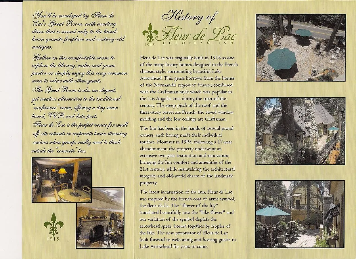 Fleur De Europeran Guest house Lake Arrowhead