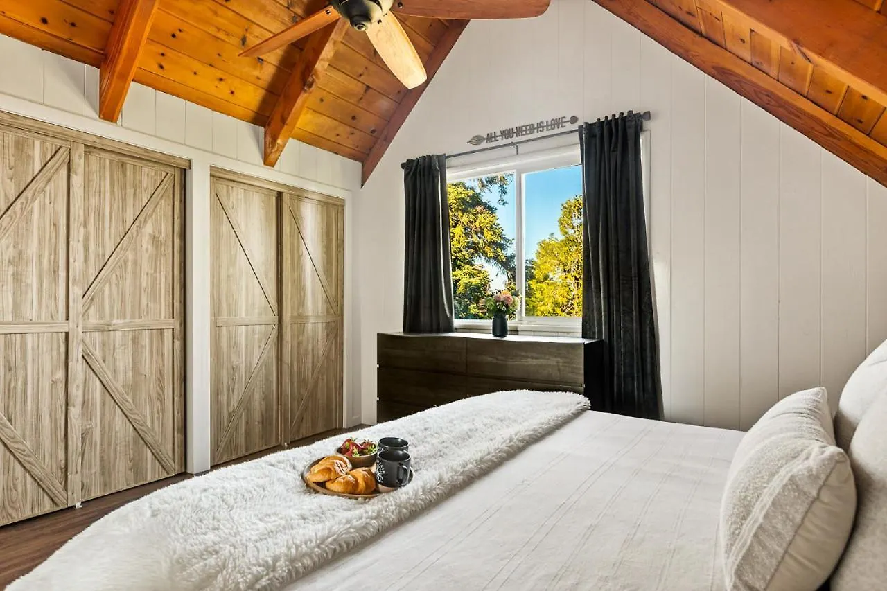 Romantic & Family Friendly In The Woods Dağ evi Lake Arrowhead